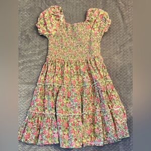 *SOLD* Girls' Polo Ralph Lauren Floral Tiered Dress Size Medium (8-10) 🌺🌸🤍✨